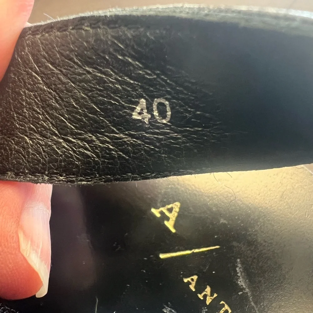 Anthropologie A Fiona Sport Sandals Black size 40(8.5-9)